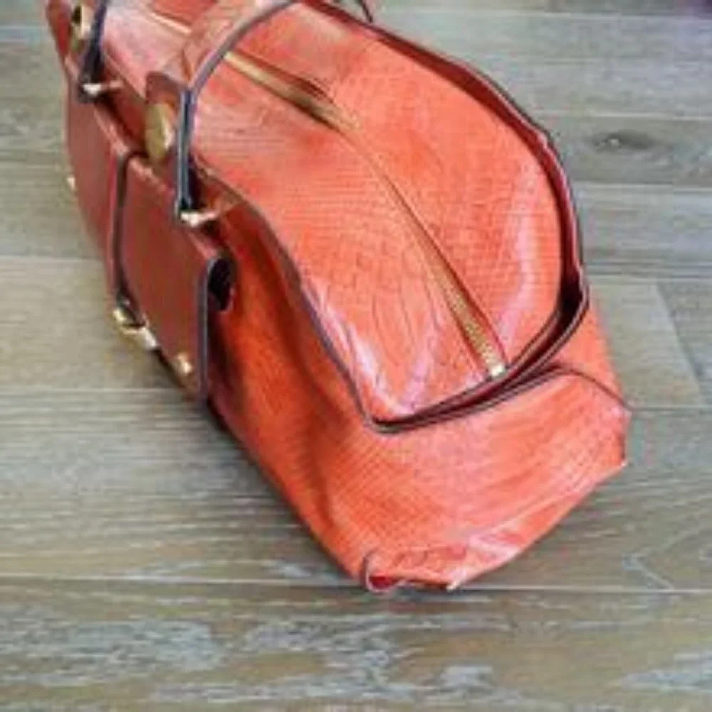 Jessica Simpson Croc Handbag | Orange